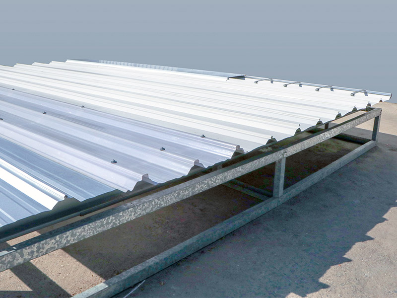 10. Install transparent roof