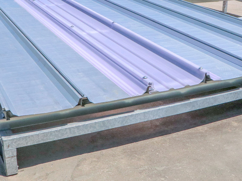 7. Install transparent roof