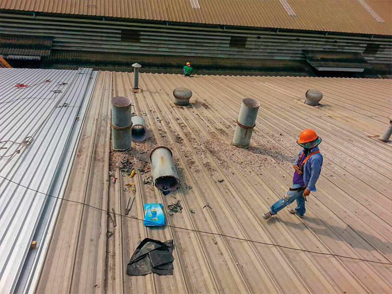 Metal Sheet Reroof