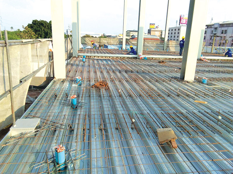 8. ช่องเปิดขนาดเล็ก (ท่อ PVC) - เสริมเหล็ก