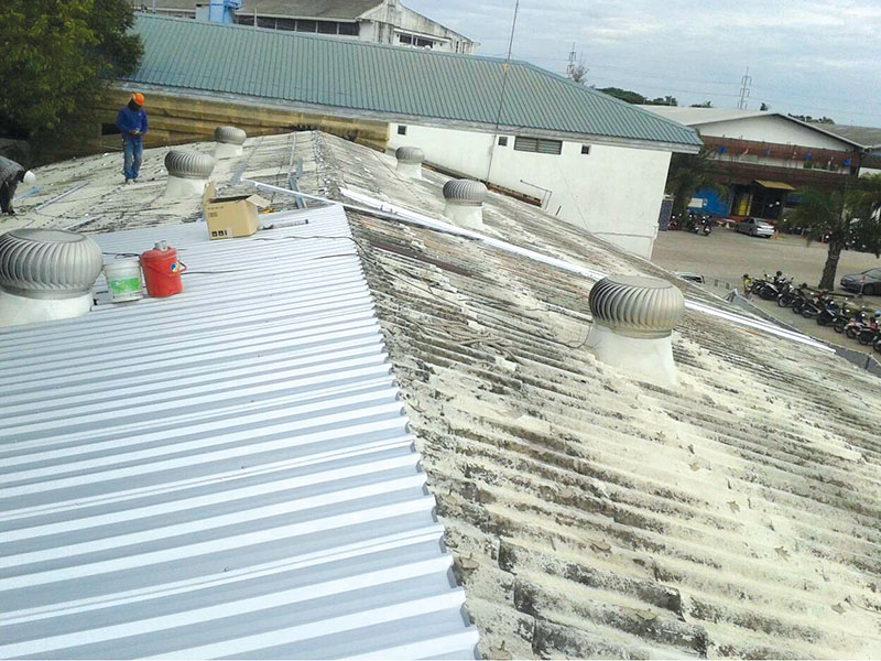 Old roofing – Fiber Cement Roof Tile