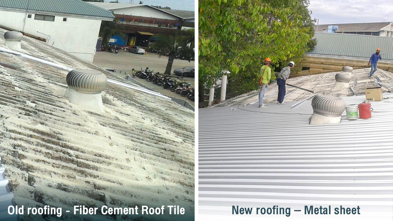 ETC Reroof Project, Sriracha