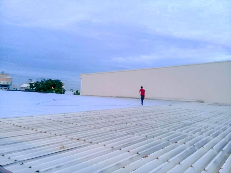 Old roofing – Metal sheet