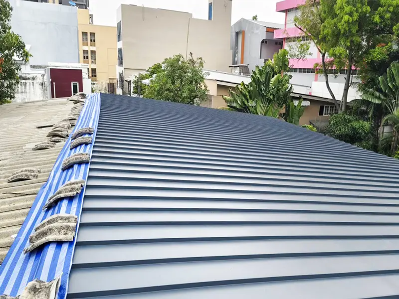 Renovate Roof แบบ Double roof system